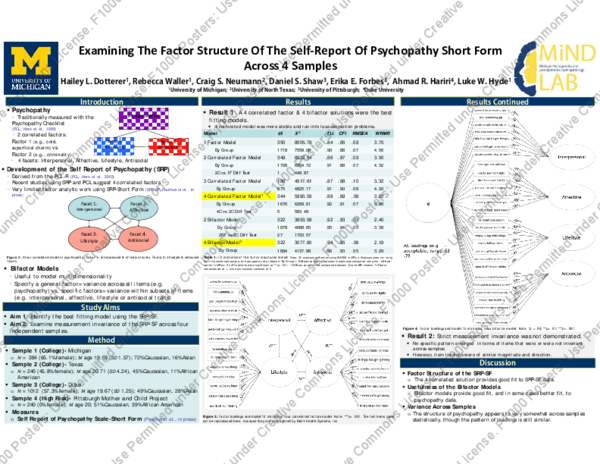(PDF) Examining the factor structure of the self-report of psychopathy ...