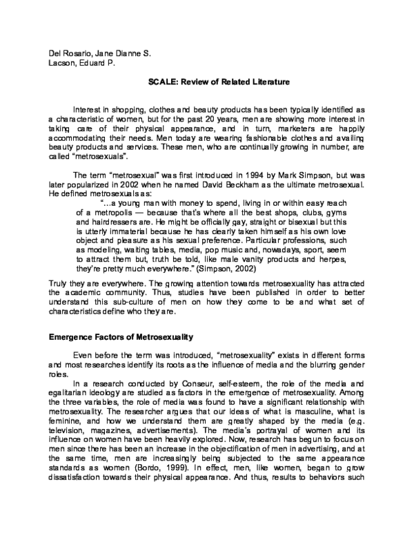 Essay on metrosexuals 08 picture