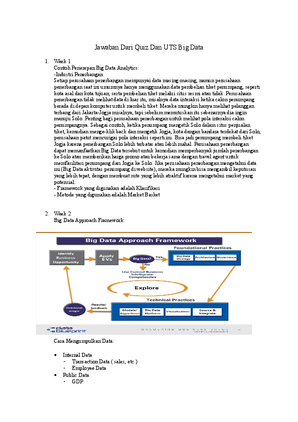 Doc Jawaban Dari Quiz Dan Uts Big Data Farid Muhammad Academia Edu