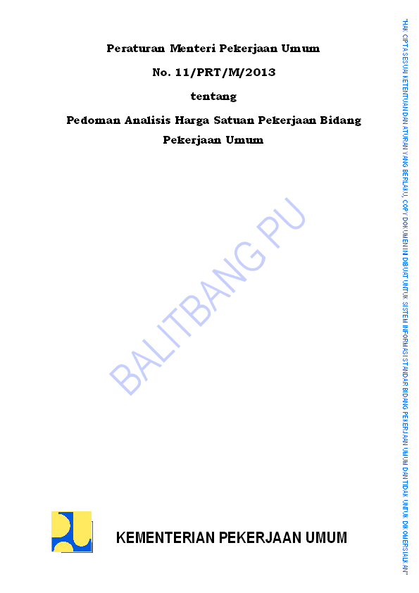 (PDF) ANALISA TERBARU 2015 SNI PU OVERHEAD.pdf | Lapek Wis - Academia.edu