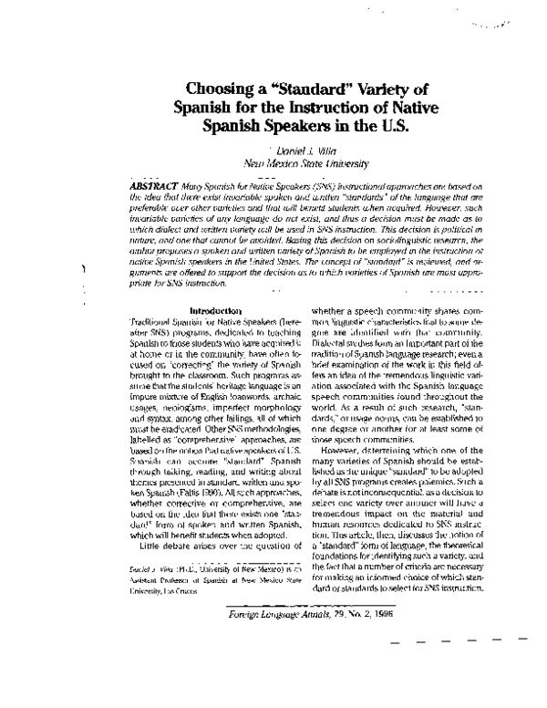 (PDF) Choosing a 
