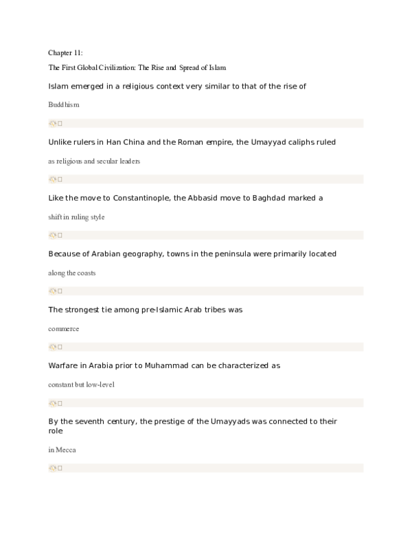(DOC) Chapter 11: The First Global Civilization: The Rise and Spread of ...