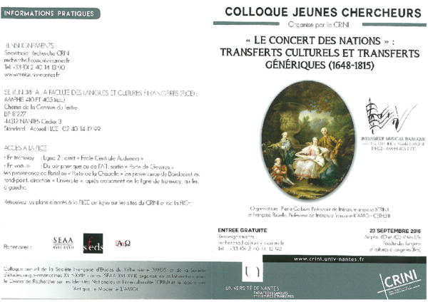 Le concert des nations GOSSELET Europa