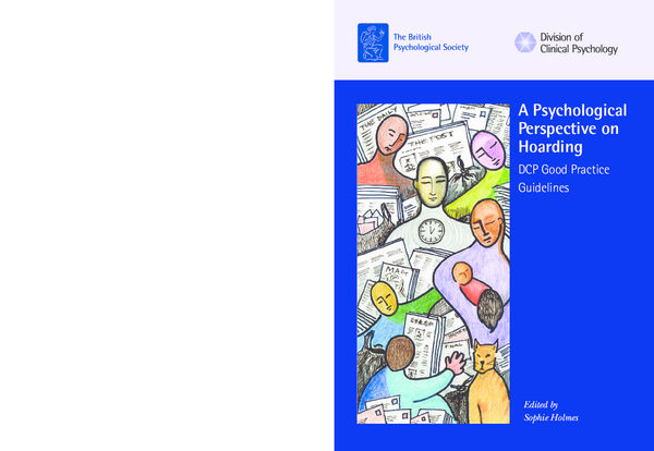 (PDF) A Psychological Perspective on Hoarding DCP Good Practice Guidelines