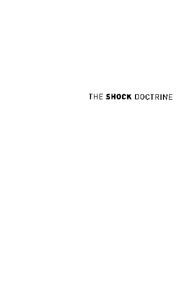 The shock doctrine summary by chapter image