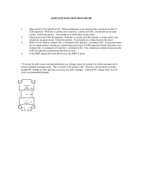 (PDF) IGBT JUNCTION TEST PROCEDURE Mohamed Rokh Academia.edu
