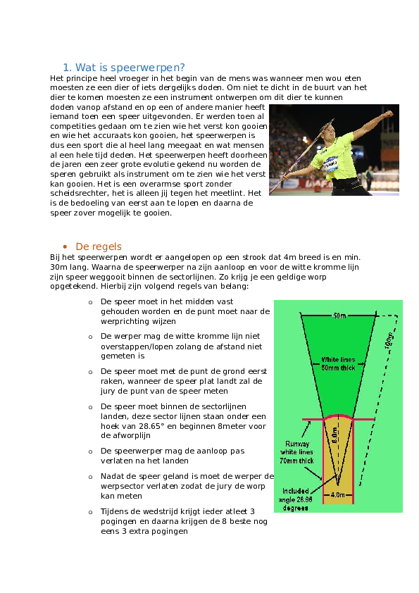 Javelin throw world record picture