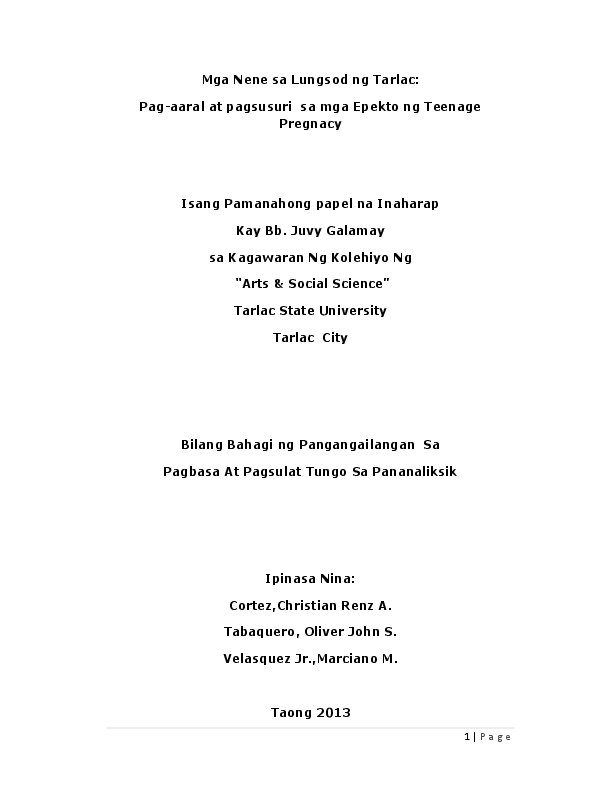 Epekto ng telesrye sa teen agers essay 06 image