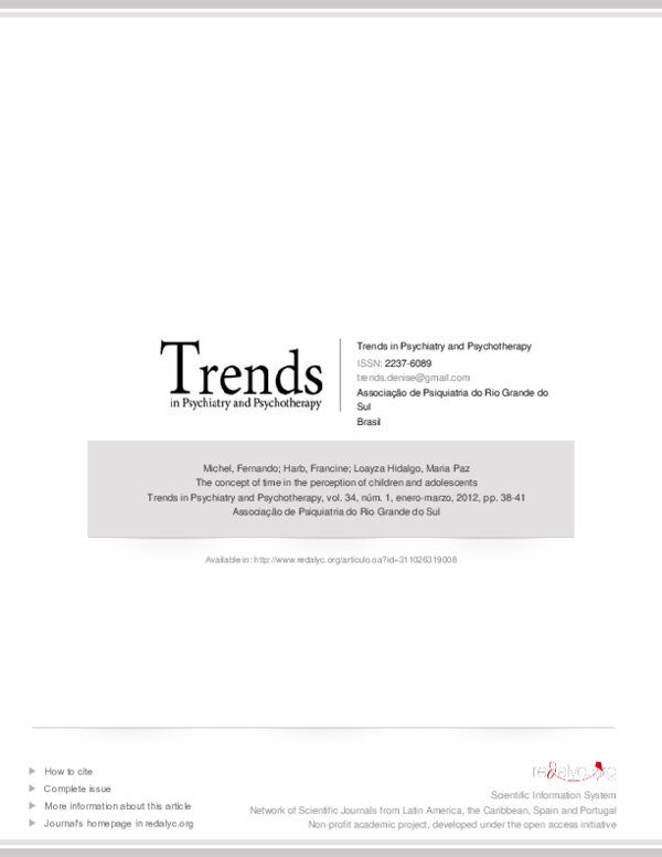 (PDF) The concept of time in the perception of children and adolescents