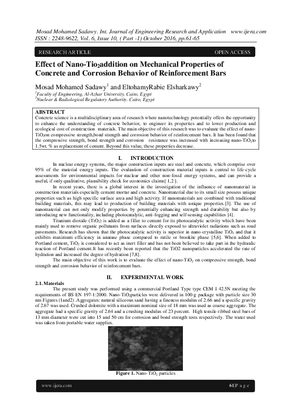 (PDF) Effect of Nano-Tio 2 addition on Mechanical Properties of ...