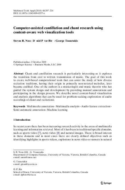 Chant research paper picture