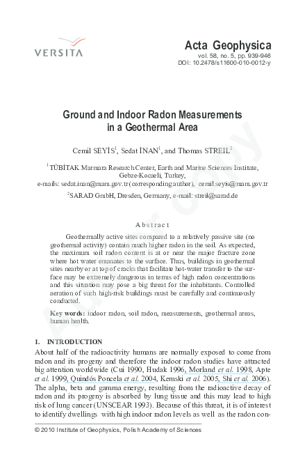 Radon detector picture