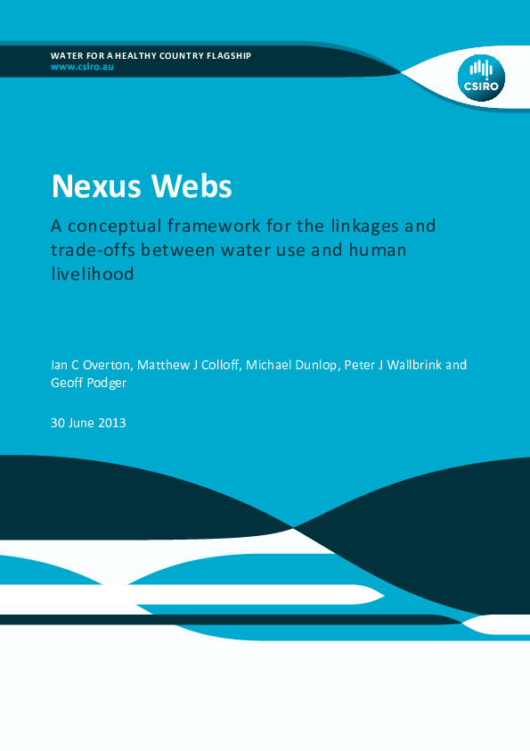 (PDF) Nexus Webs: A Conceptual Framework for the Linkages and Trade ...