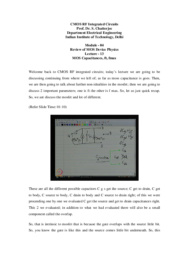(PDF) CMOS RF Integrated Circuits