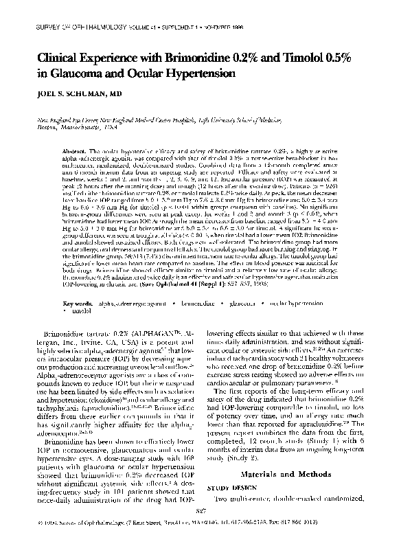 Brimonidine tartrate eye drops image
