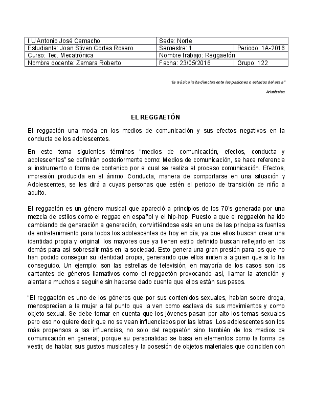 Reggaeton essay 06 picture