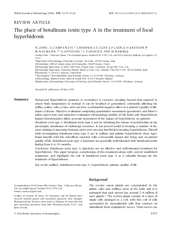 Botulinum toxin essay image