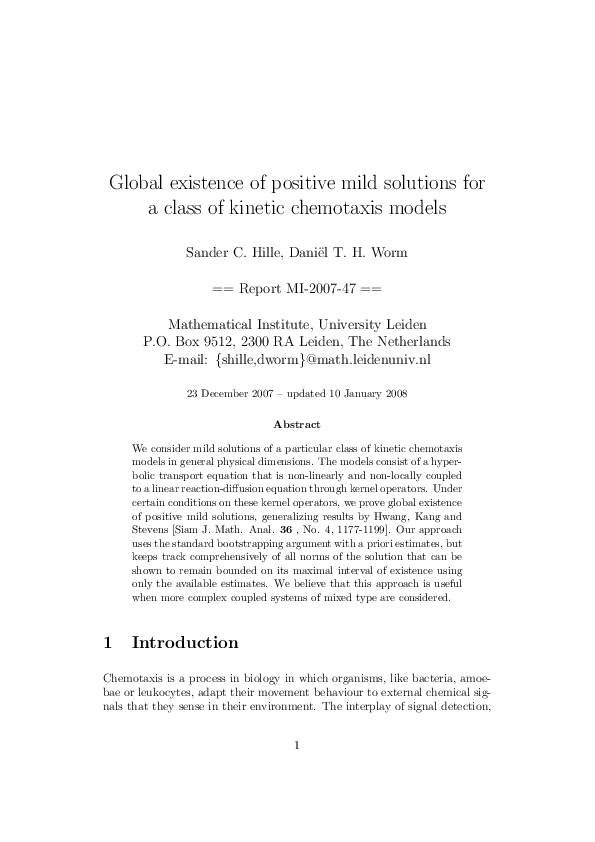 (PDF) Global existence of positive mild solutions for a class of ...