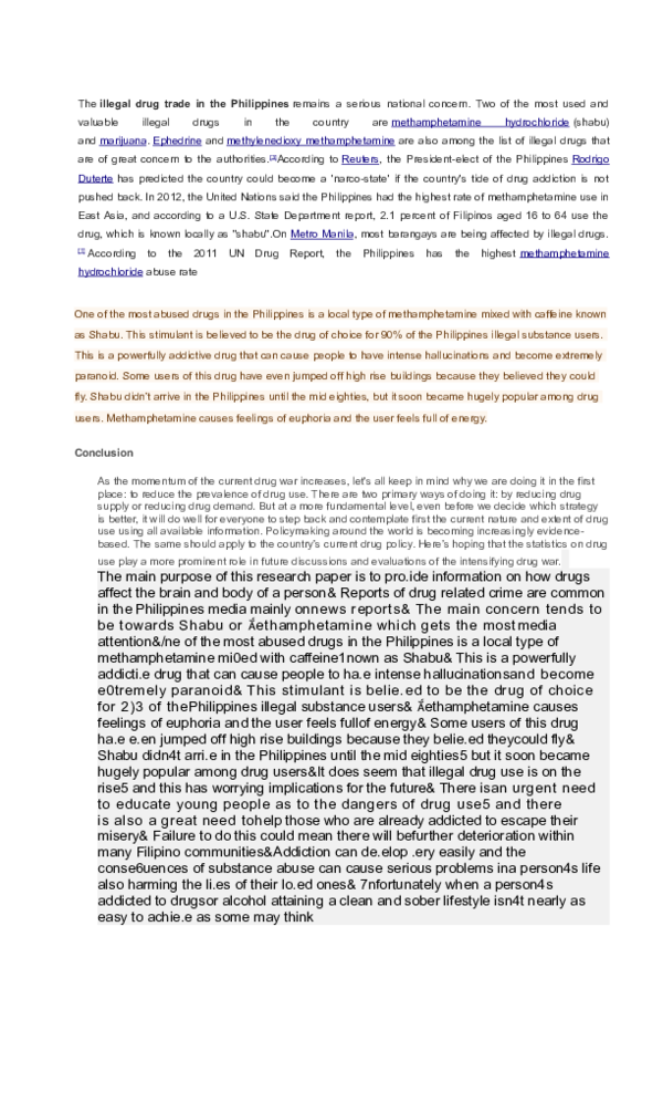 Articles about illegal drugs in the philippines image