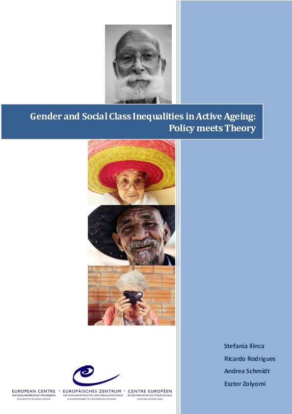 (PDF) Gender and Social Class Inequalities in Active Ageing: Policy ...