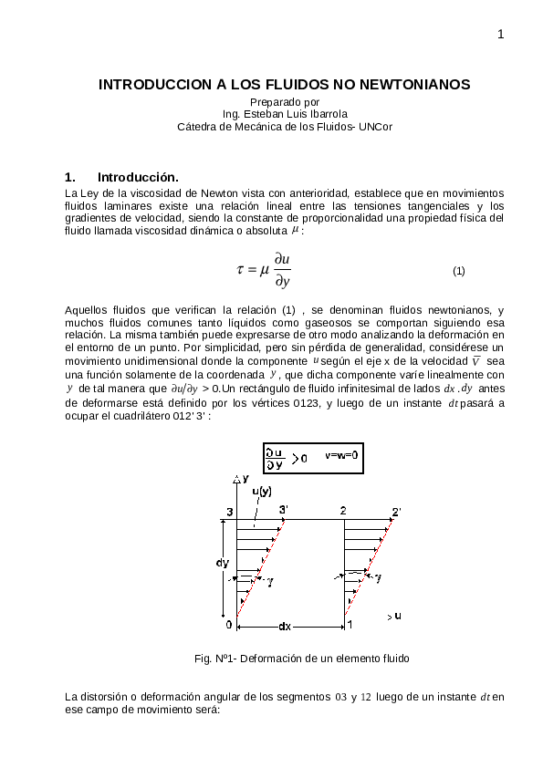 Propiedades de los fluidos no newtonianos pdf