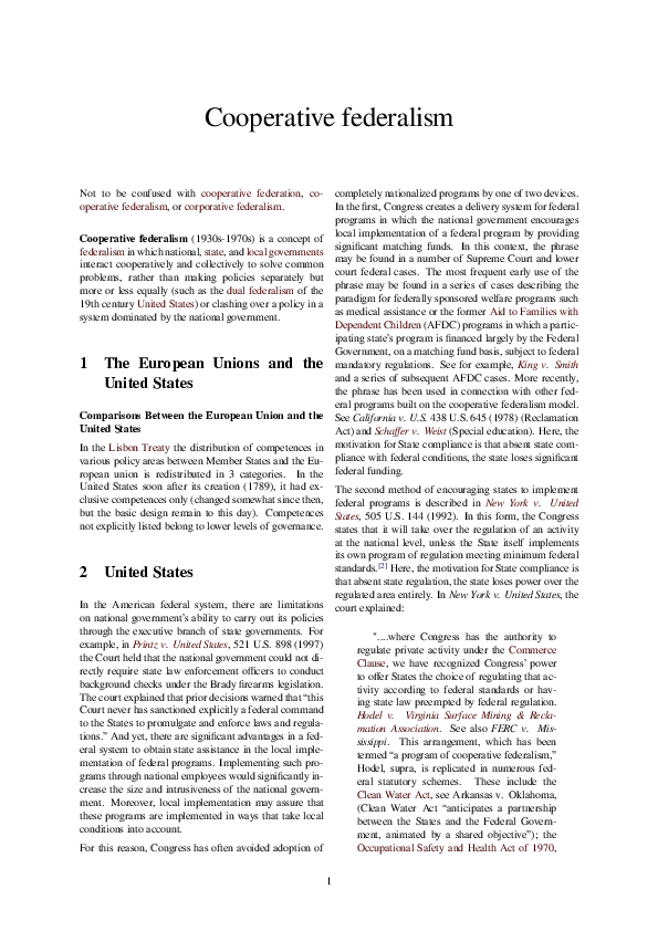 Dual federalism definition image