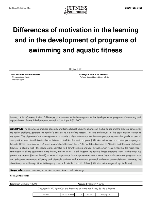 (PDF) Differences of motivation in the learning and in the development