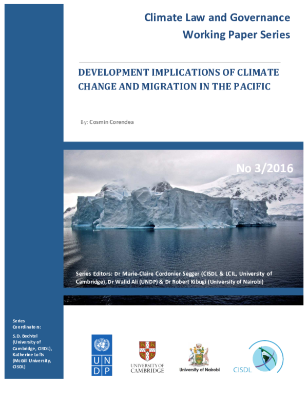 (PDF) DEVELOPMENT IMPLICATIONS OF CLIMATE CHANGE AND MIGRATION IN THE ...