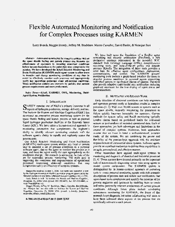 (PDF) Flexible automated monitoring and notification for complex ...