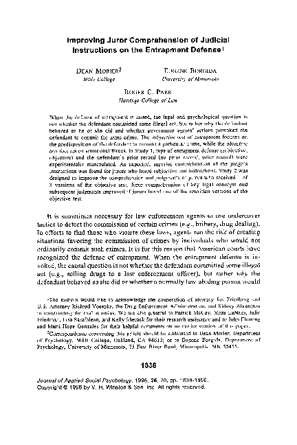 Entrapment examples picture
