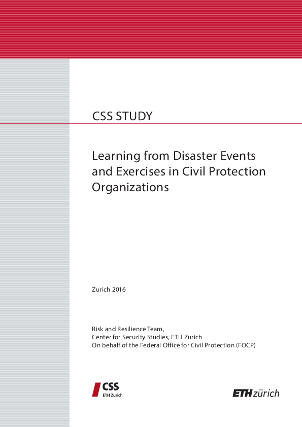 (PDF) Learning from Disaster Events and Exercises in Civil Protection ...