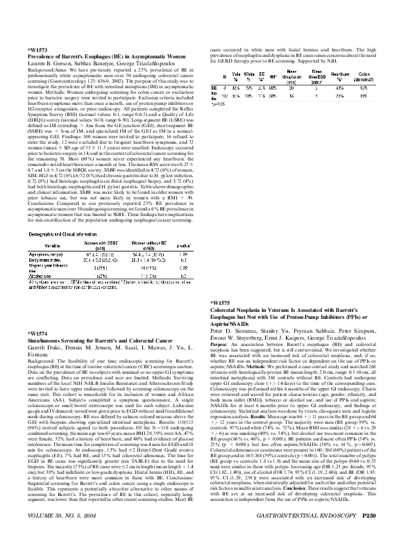 (PDF) Colorectal neoplasia in veterans is associated with Barrett's