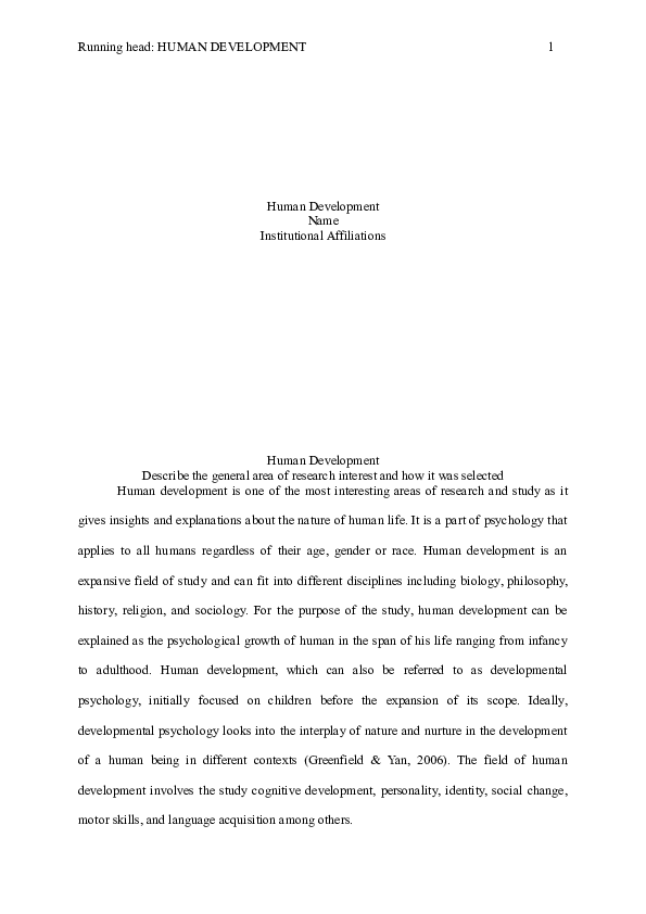(DOC) Human development
