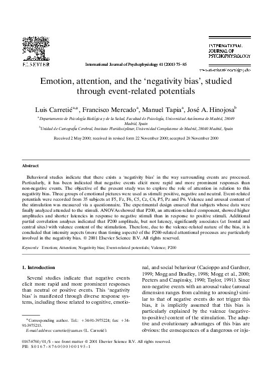 Latest research on emotions picture