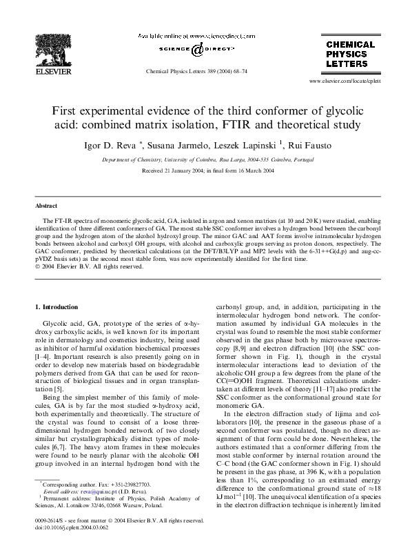 Glycolic acid essay picture