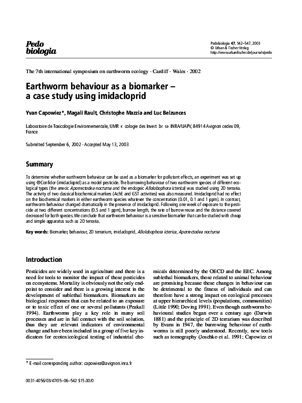 Earthworm articles picture