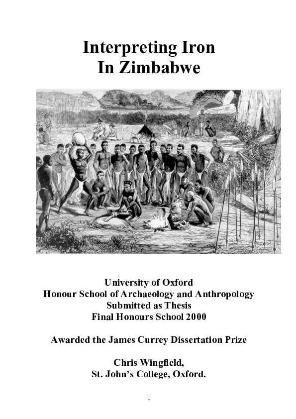 University of zimbabwe dissertations pdf image