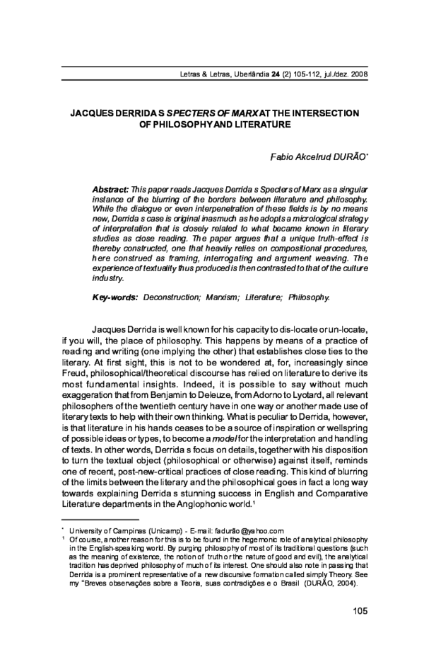 Derrida margins of philosophy pdf image