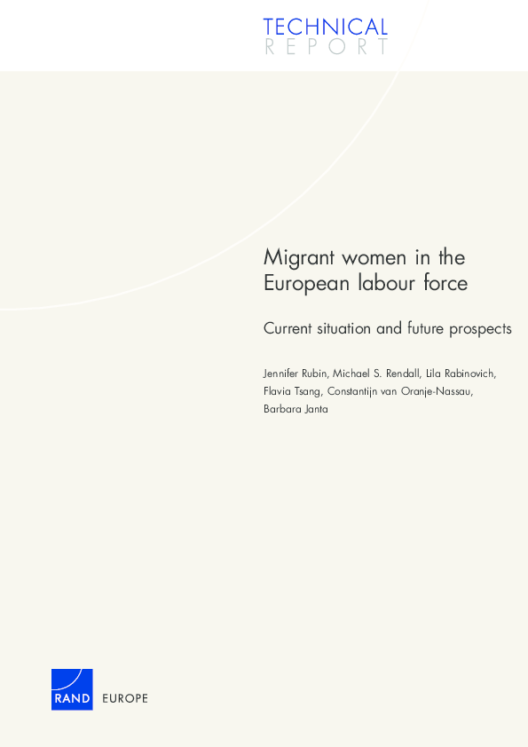 (PDF) Migrant women in the European labour force