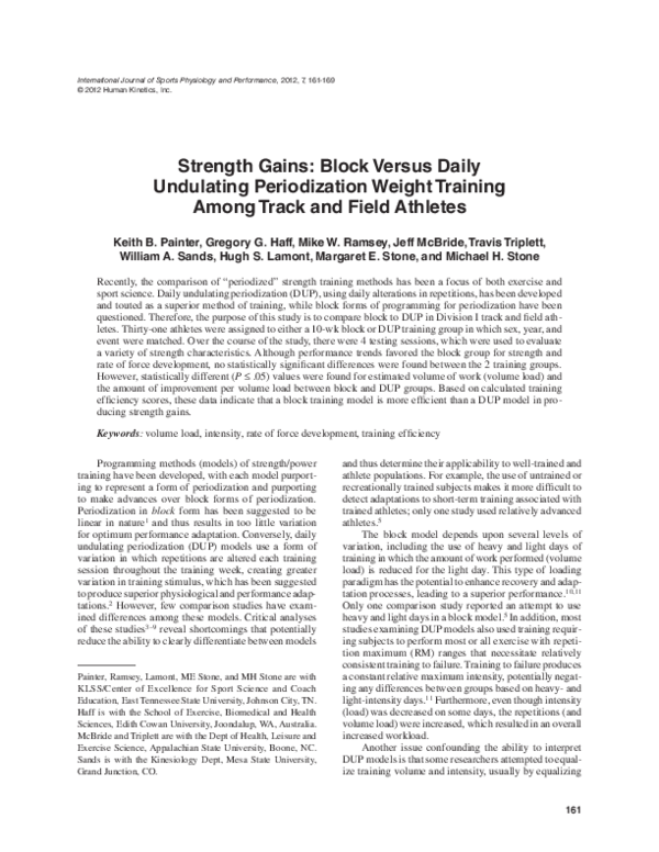 Track And Field Weight Training Pdf EOUA Blog