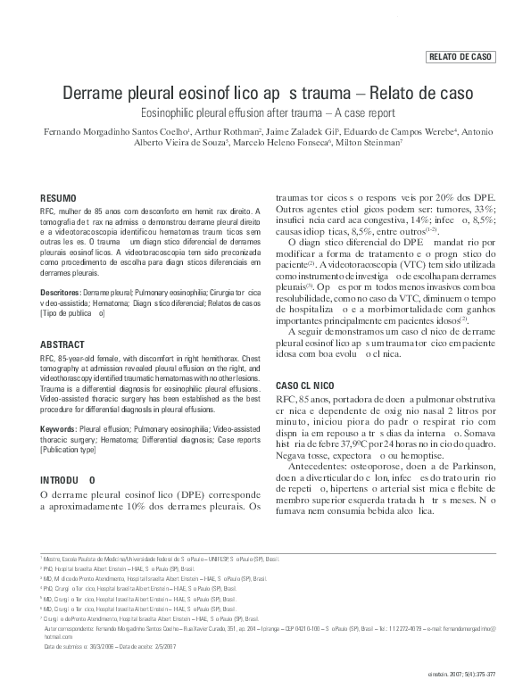 Pleural effusion essay image