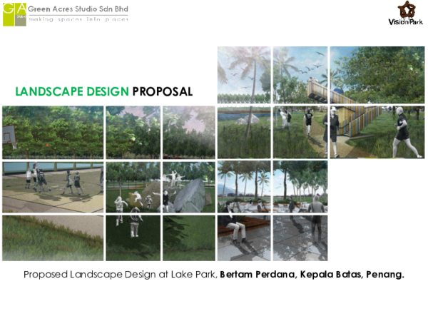  PDF Landscape Design Proposal At Bertam Lake Park Kepala Batas 