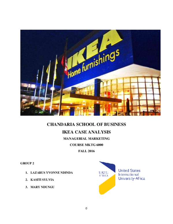 Summary of ikea case study picture