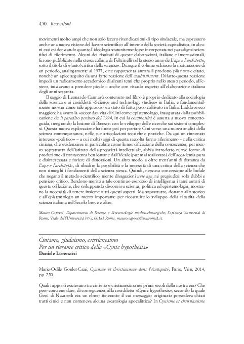 (PDF) Recensione di MarieOdile GouletCazé, 