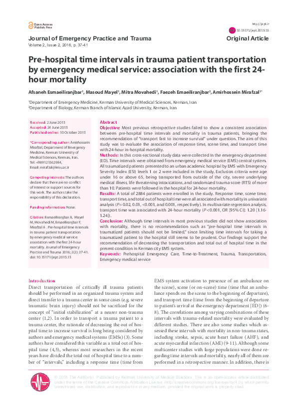 pdf-pre-hospital-time-intervals-in-trauma-patient-transportation-by