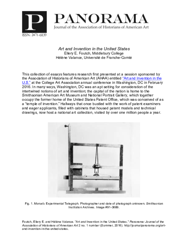 Art and Invention in the U.S.: Special Feature