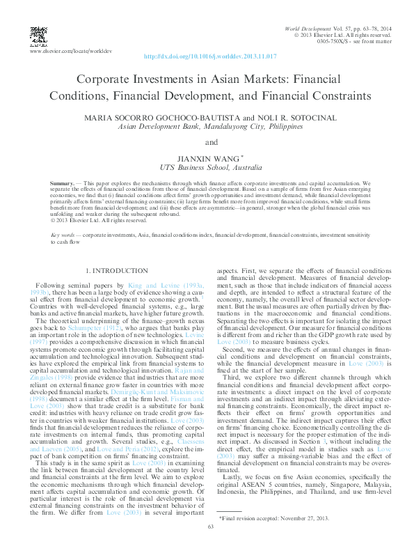 Financial constraints pdf picture