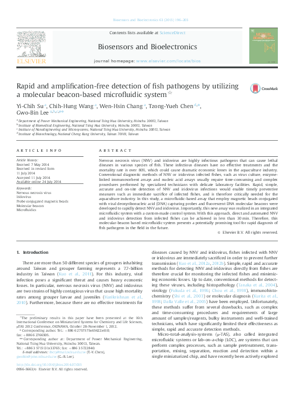 (PDF) Rapid and amplification-free detection of fish pathogens by ...
