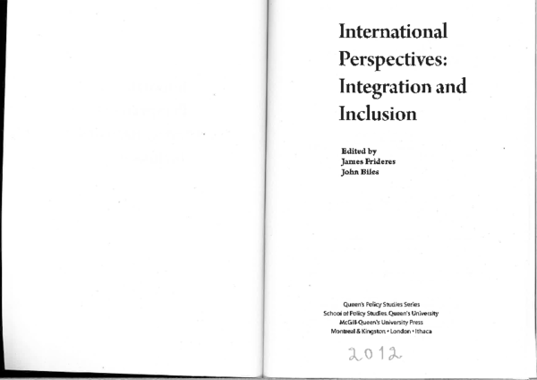 The Social Integration of Immigrants in Finland