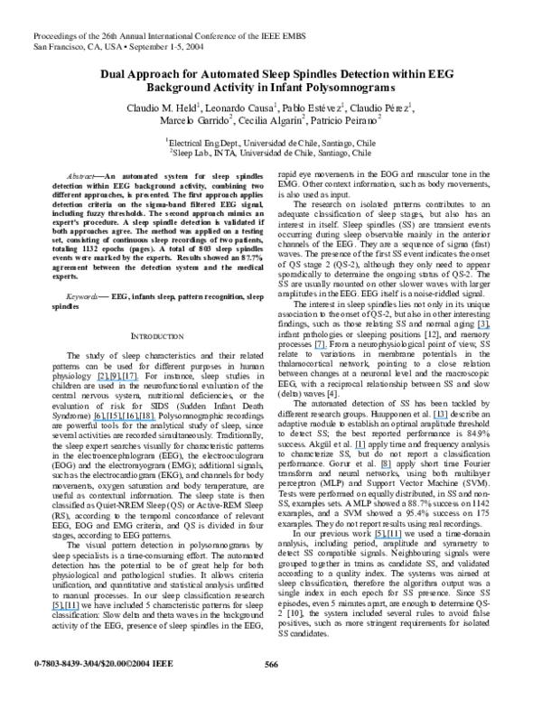 (PDF) Dual approach for automated sleep spindles detection within EEG ...